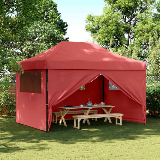 Party Tent 279 x 410 x 315 cm Burgundy Oxford Fabric