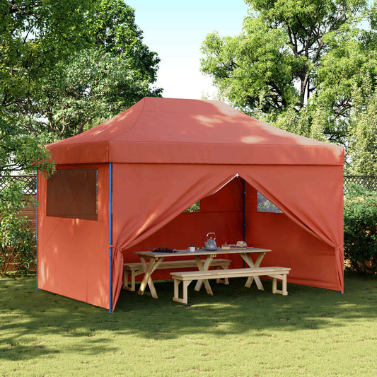 Party Tent 279 x 410 x 315 cm Terracotta Oxford Fabric