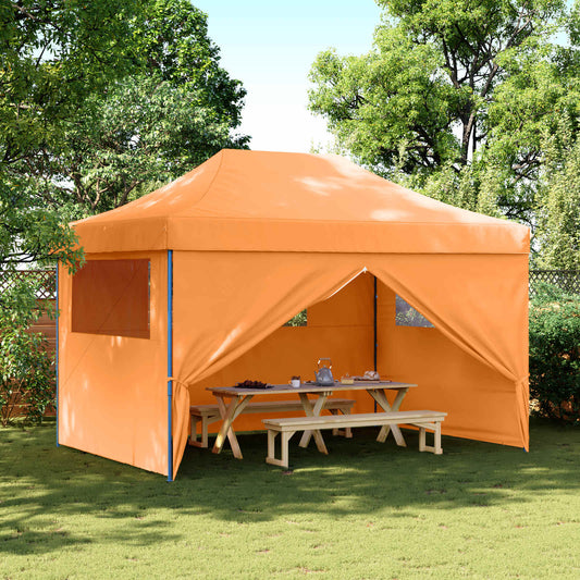 Party Tent 279 x 410 x 315 cm Orange Oxford Fabric