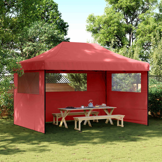 Party Tent 292 x 440 x 315 cm Burgundy Oxford Fabric