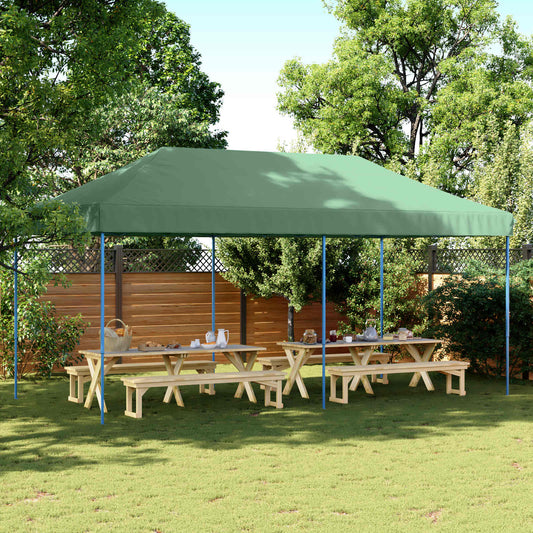 Party Tent 292 x 580 x 315 cm Green Oxford Fabric