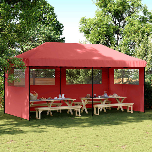 Party Tent 292 x 580 x 315 cm Burgundy Oxford Fabric