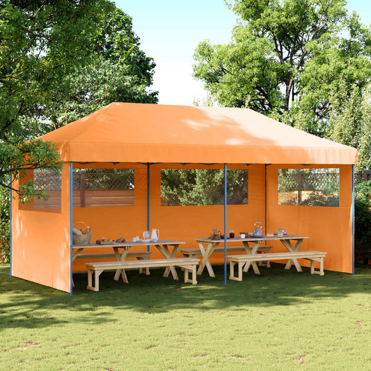 Party Tent 292 x 580 x 315 cm Orange Oxford Fabric