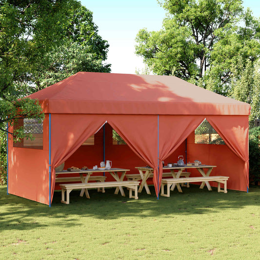 Party Tent 292 x 580 x 315 cm Terracotta Oxford Fabric