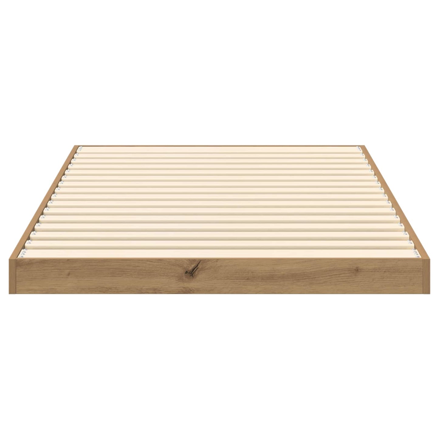Floor Bed Frame Artisan Oak 75 x 190 cm Engineered Wood