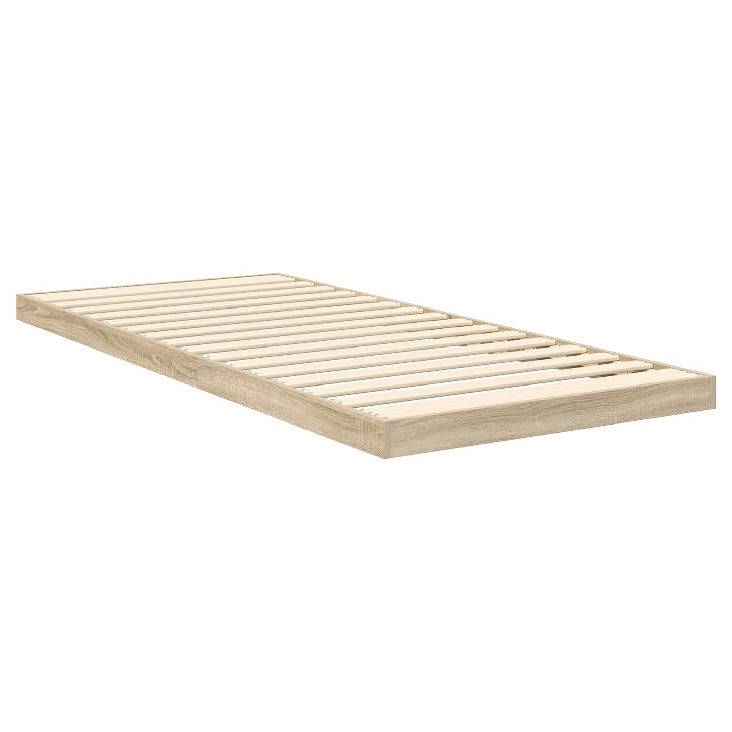 Floor Bed Frame Sonoma 80 x 200 cm Engineered Wood
