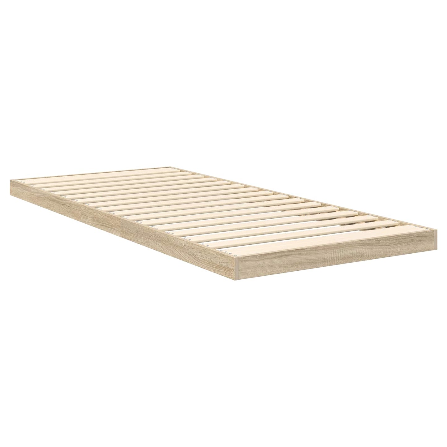 Floor Bed Frame Sonoma 80 x 200 cm Engineered Wood