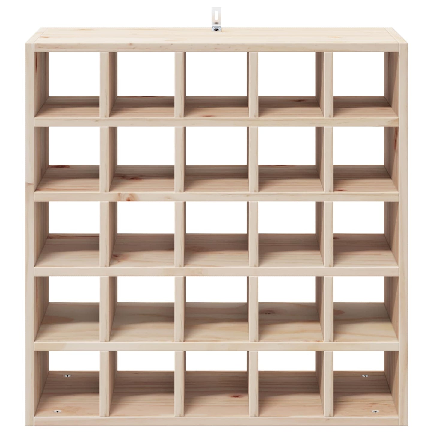 Wine Rack 2 pcs Natural 56 x 25 x 56 cm Solid Pine Wood