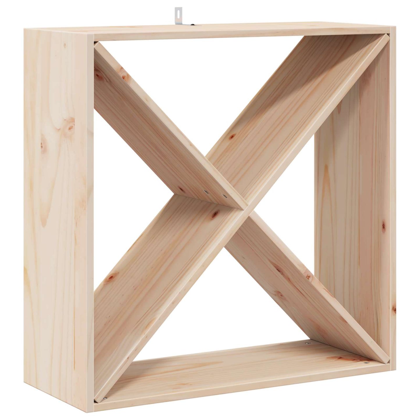 Wine Rack 4 pcs Natural 62 x 25 x 62 cm Solid Pine Wood