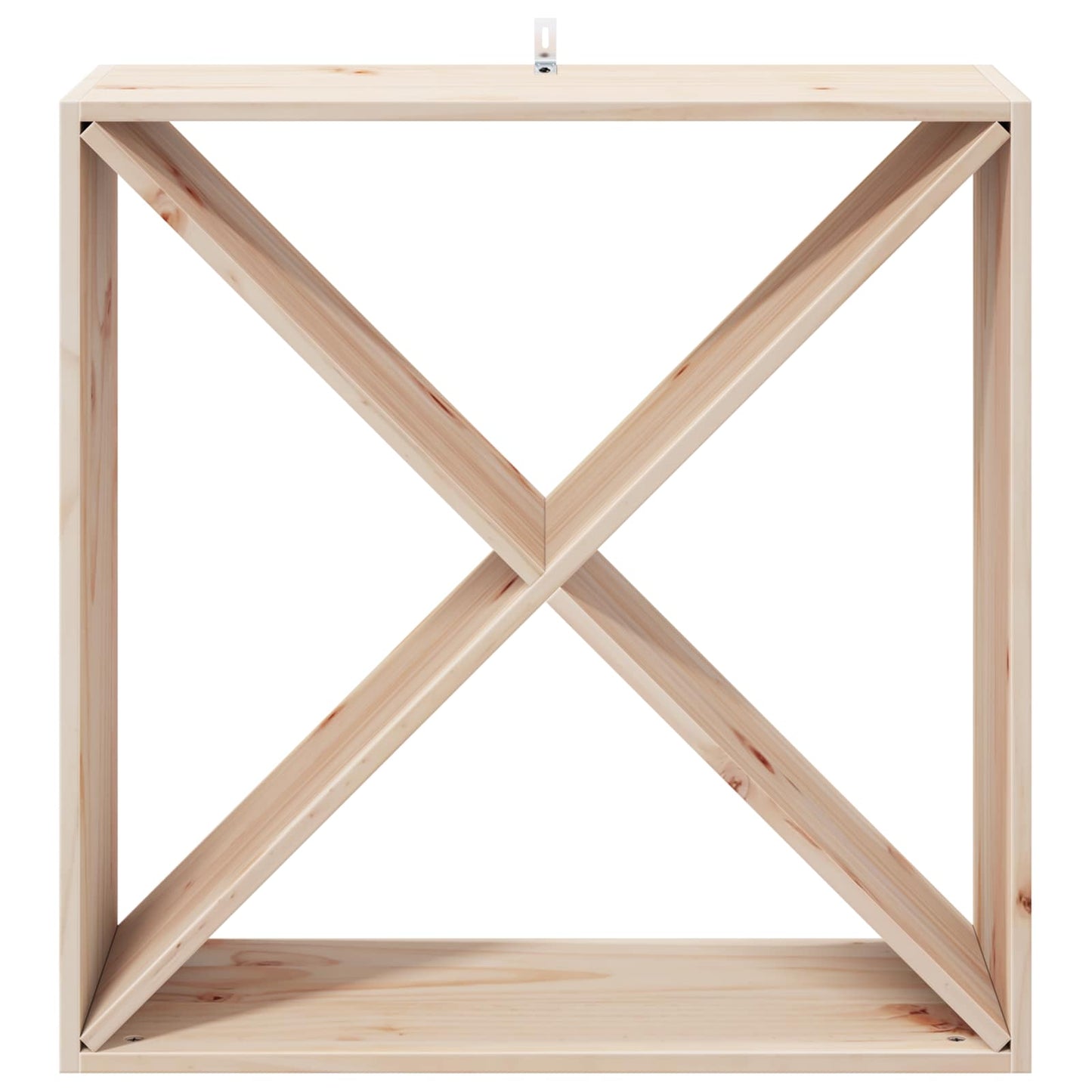 Wine Rack 4 pcs Natural 62 x 25 x 62 cm Solid Pine Wood
