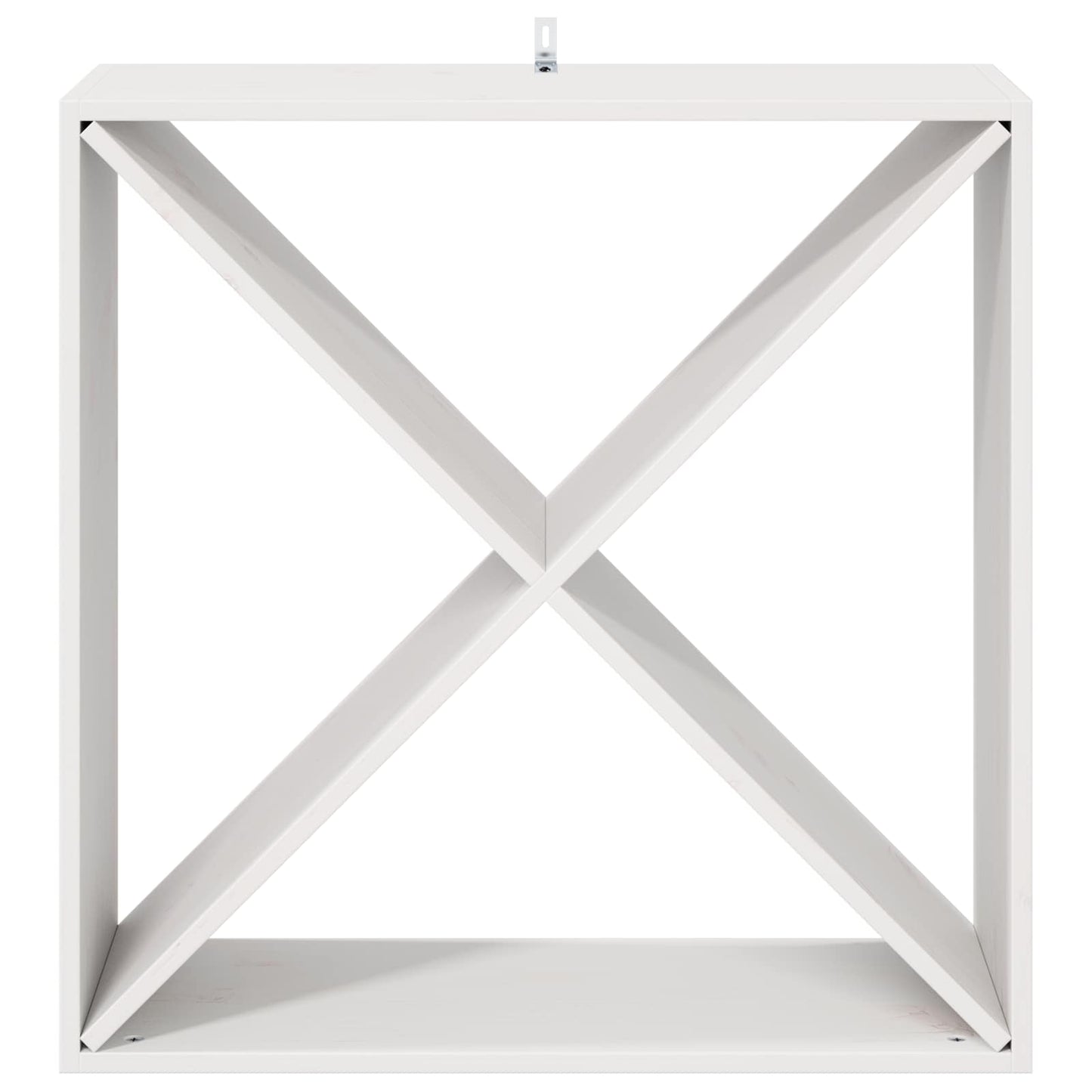 Wine Rack 4 pcs White 62 x 25 x 62 cm Solid Pine Wood