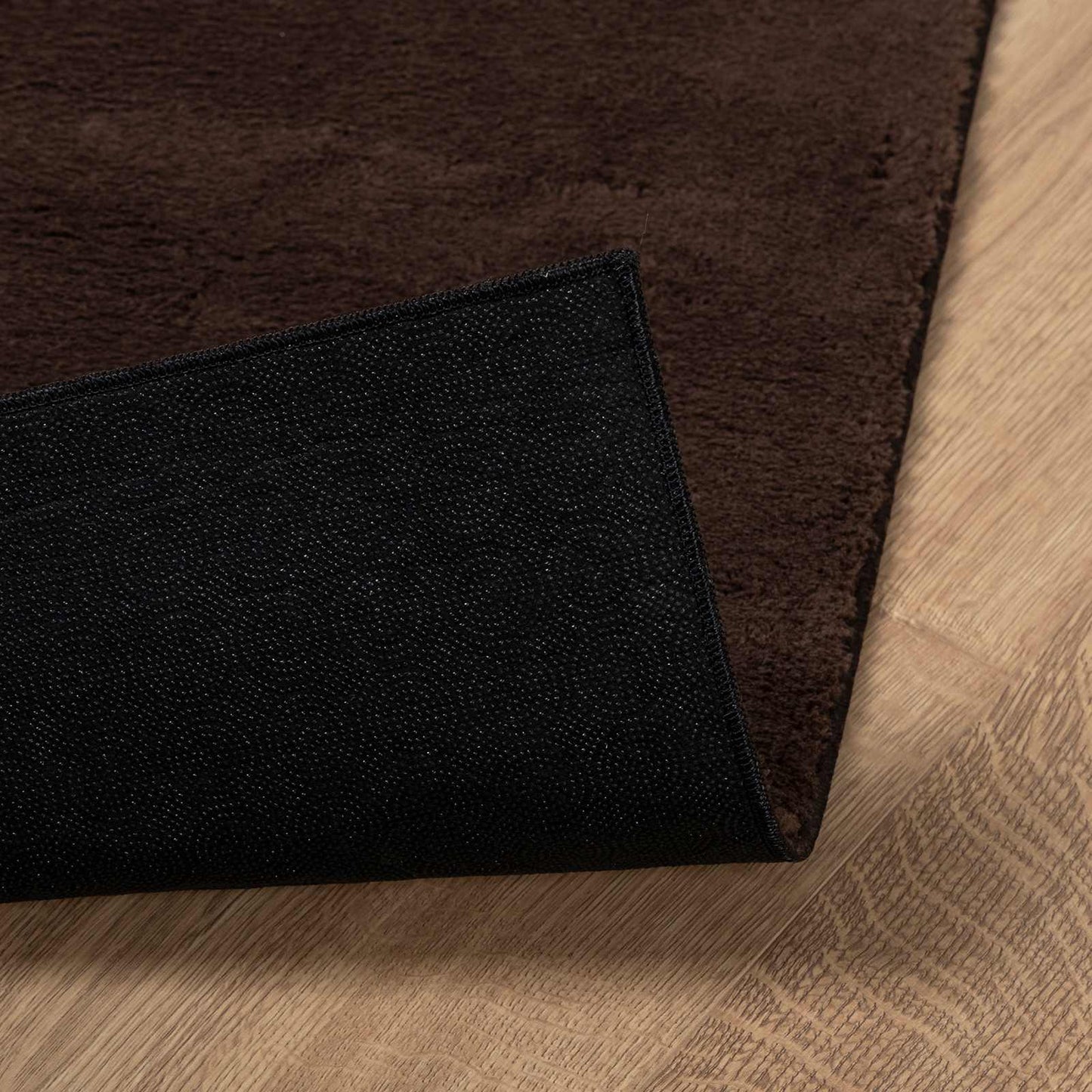 Medium Pile Soft and Washable Rug HUARTE Brown 200 x 100 cm