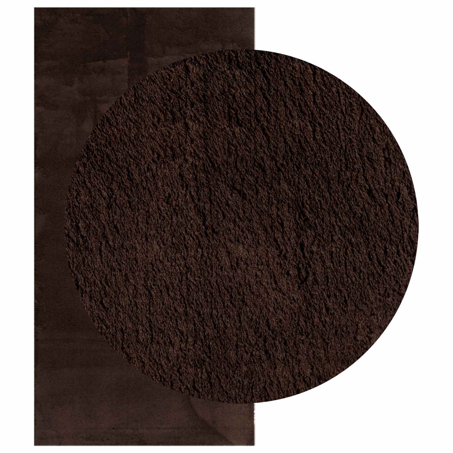 Medium Pile Soft and Washable Rug HUARTE Brown 200 x 100 cm