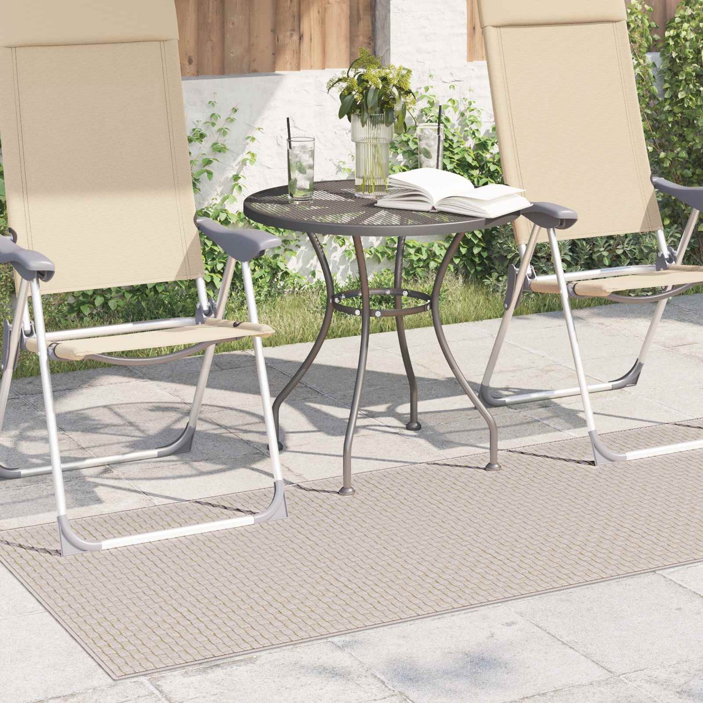 Area Rugs Rectangular FARO Cream 150 x 80 cm Polyester