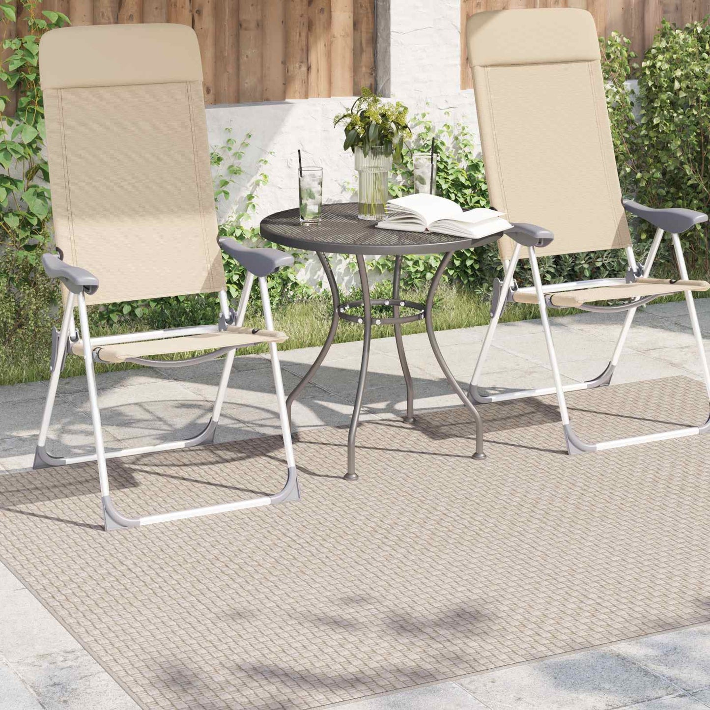Area Rugs Rectangular FARO Cream 200 x 140 cm Polyester