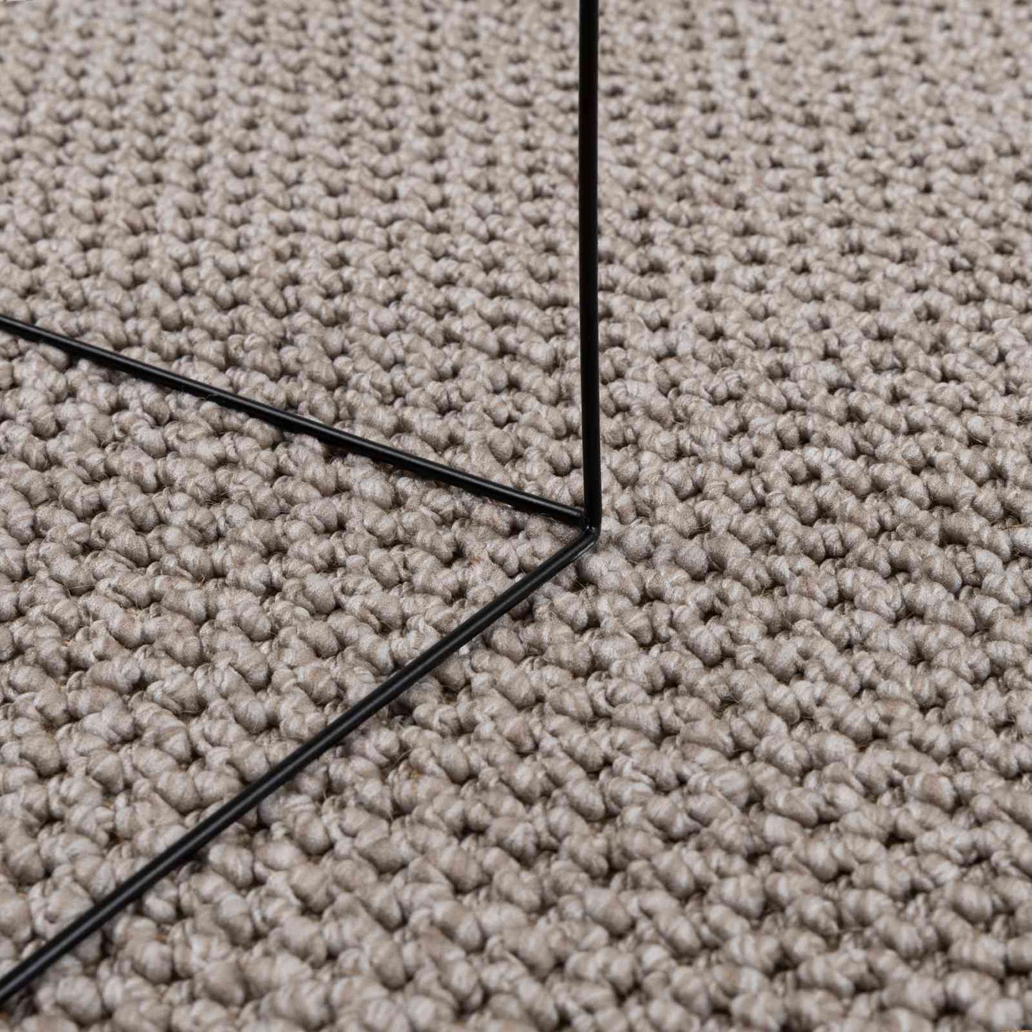 Area Rugs Rectangular LUGO Taupe 240 x 340 cm Polyester