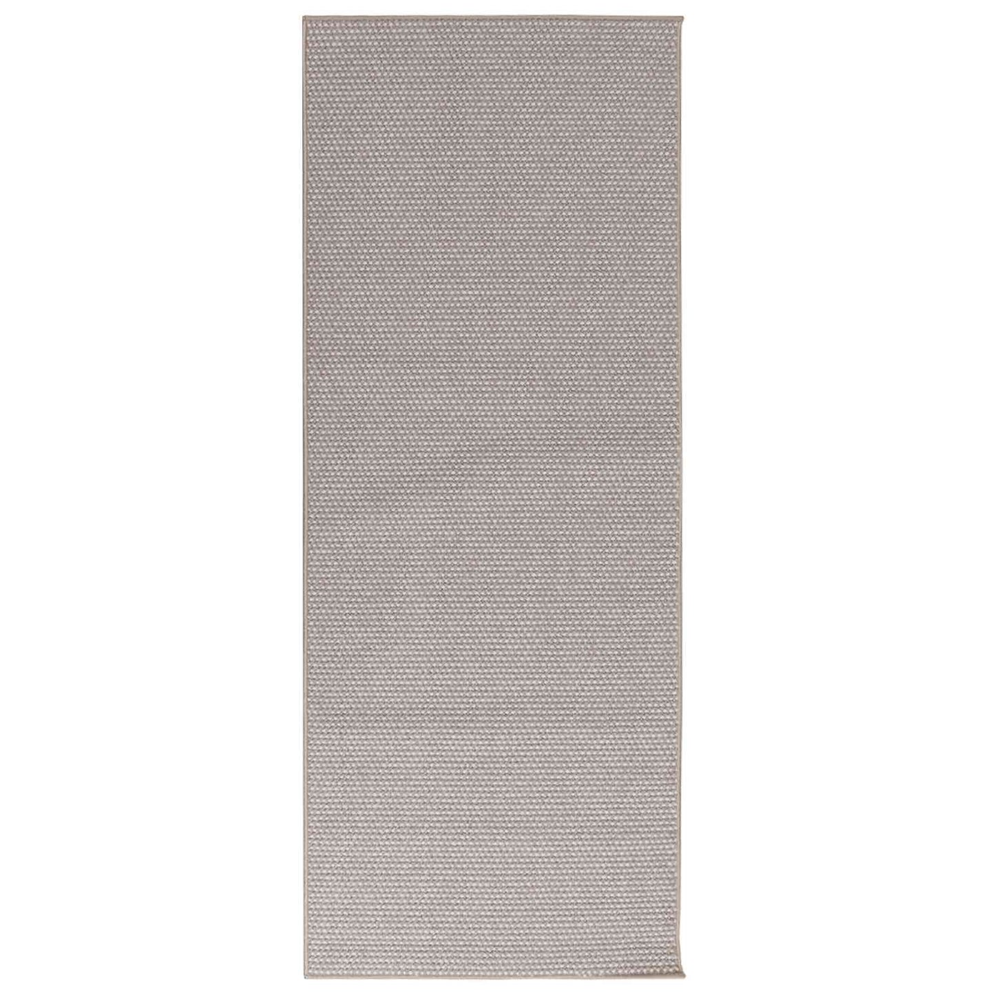 Area Rugs Rectangular LUGO Cream and Taupe 200 x 80 cm