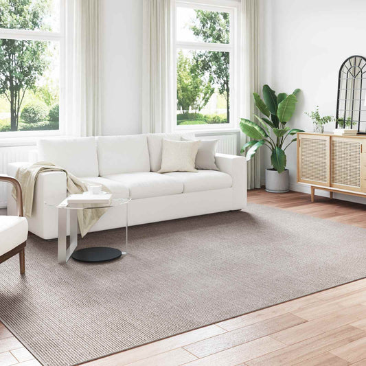 Area Rugs LUGO Cream and Taupe 280 x 200 cm Polyester