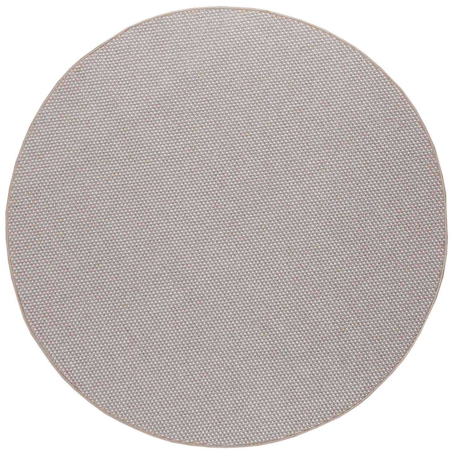 Area Rugs Round LUGO Cream and Taupe Ø 120 CM Polyester