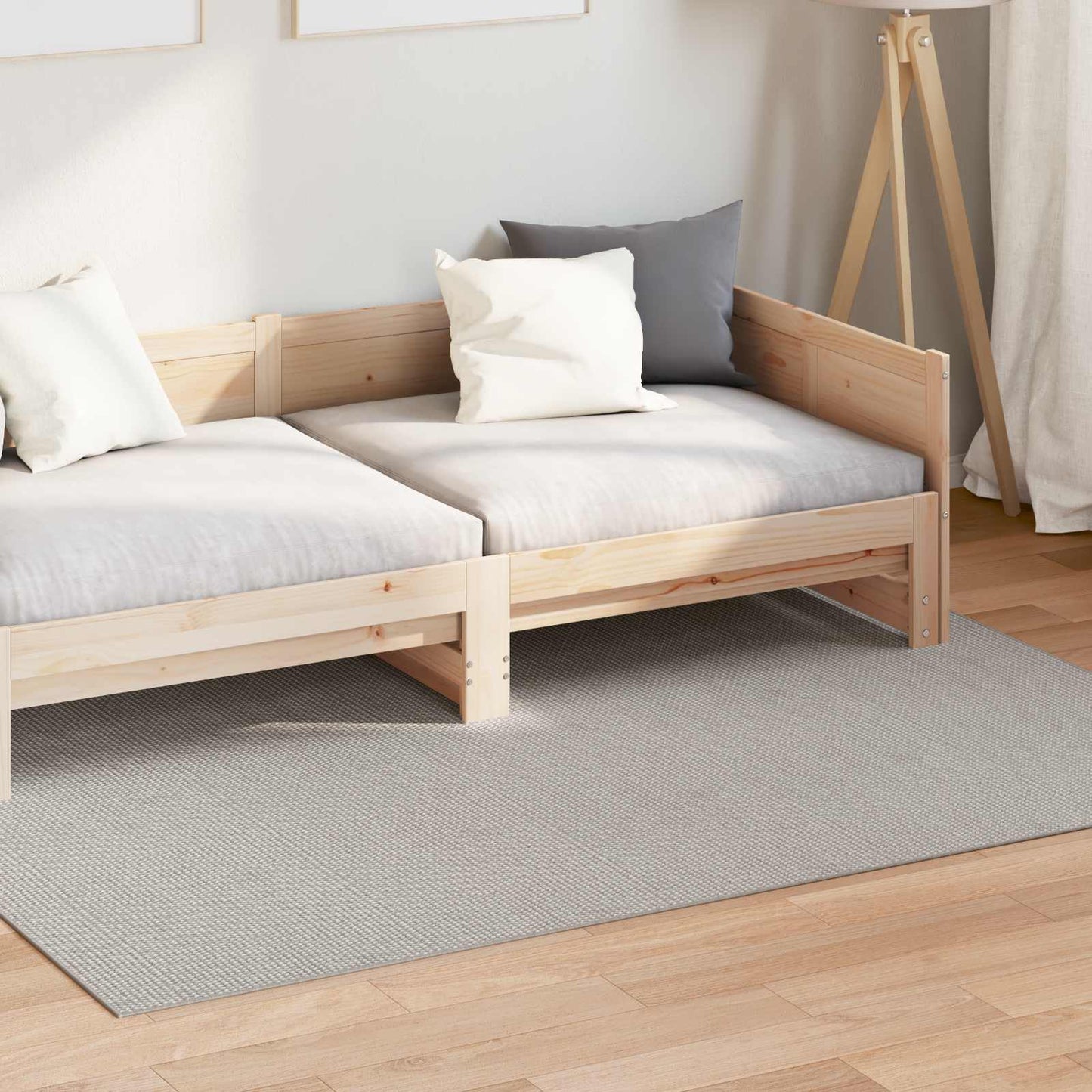 Area Rugs Rectangular LUGO Cream and Grey 120 x 170 cm