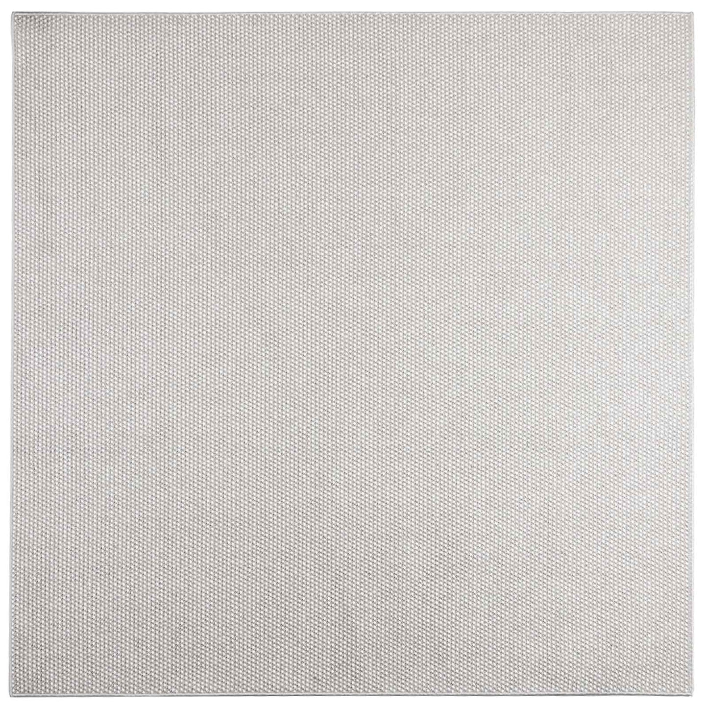 Area Rugs Square LUGO Cream and Grey 200 x 200 cm Polyester