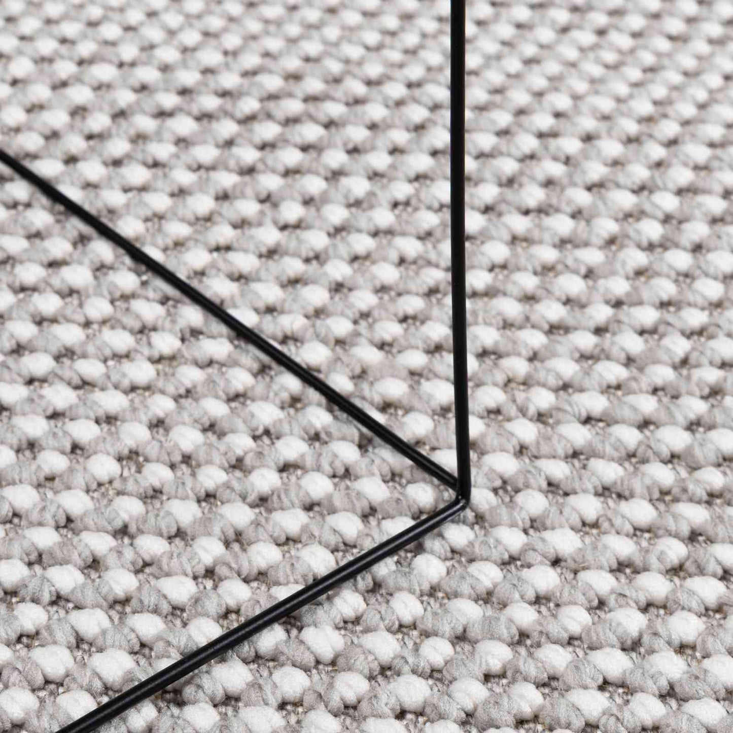 Area Rugs Round LUGO Cream and Grey Ø 160 CM Polyester