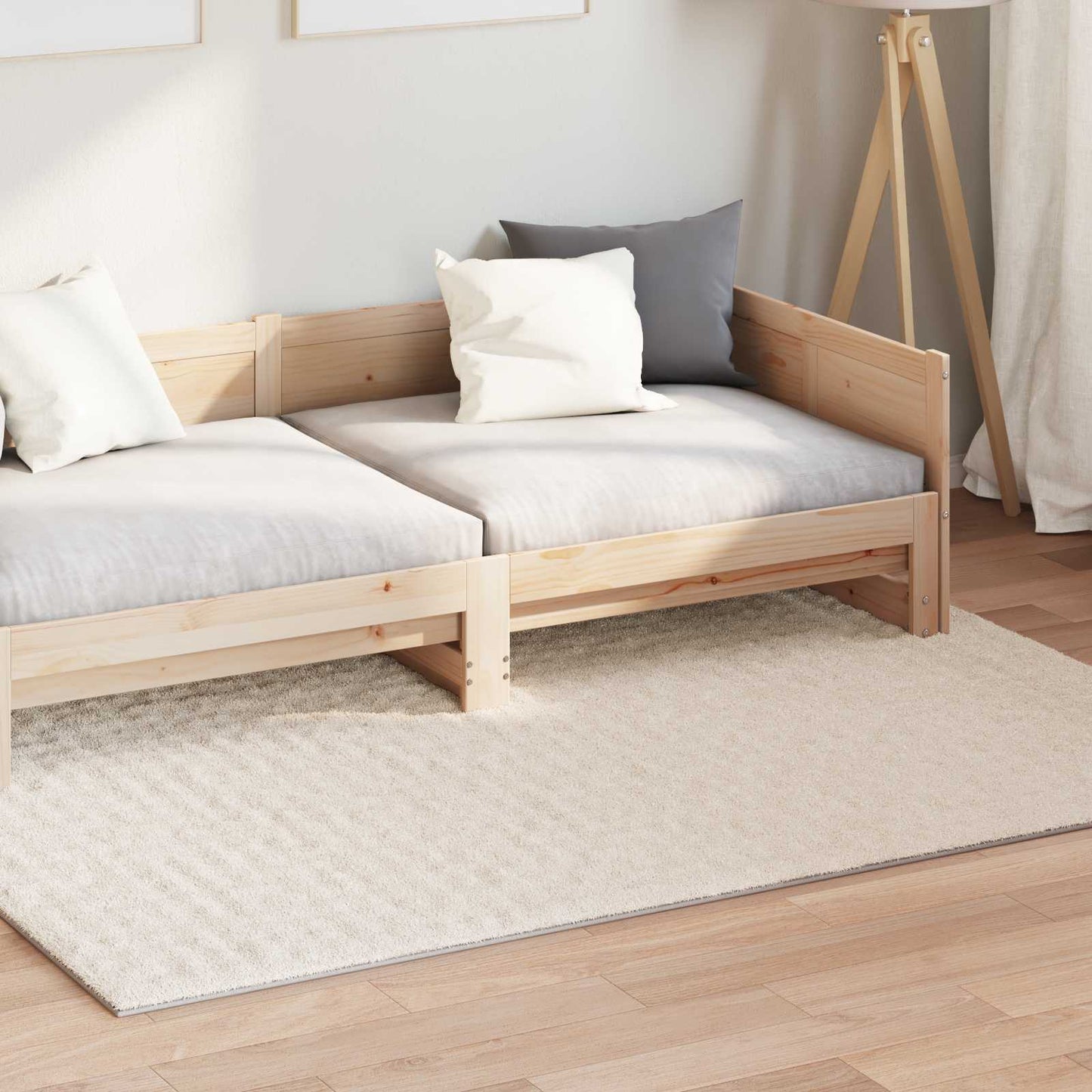 Area Rugs Rectangular SIROLO Beige 230 x 160 cm Polyester