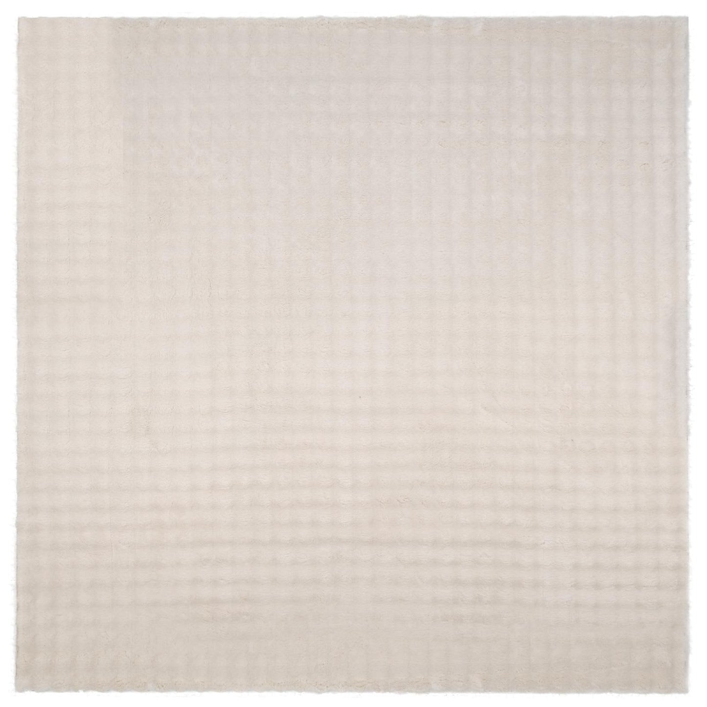 Area Rugs Square SIROLO Beige 120 x 120 cm Polyester