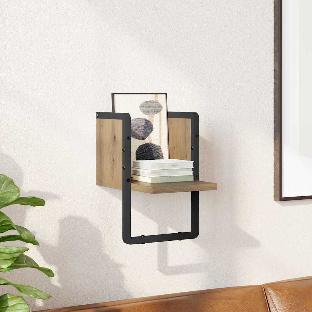Wall Shelf Wall-Mounted Artisian Oak 20 x 25 x 30 cm