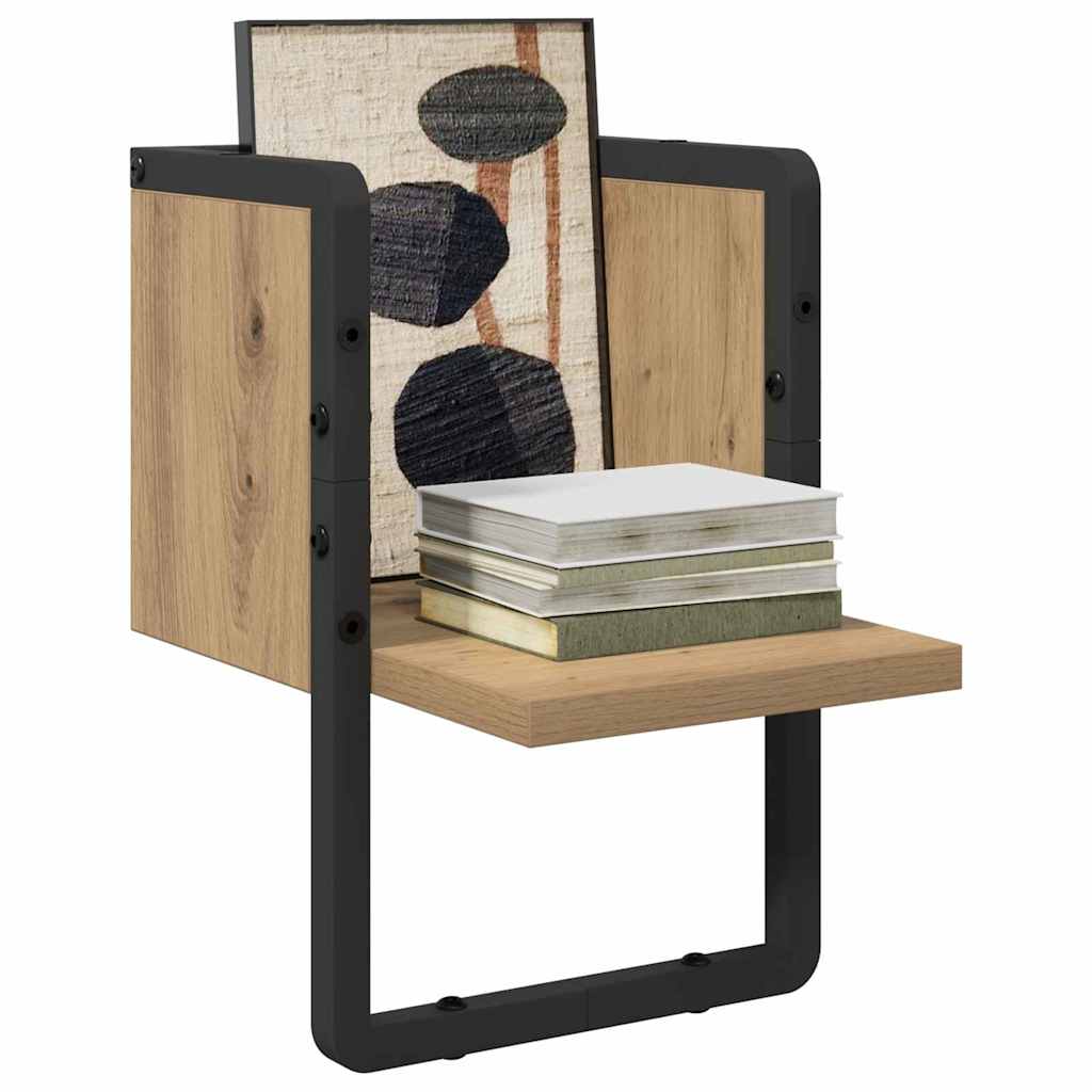 Wall Shelf Artisian Oak 20 x 25 x 30 cm Engineered Wood