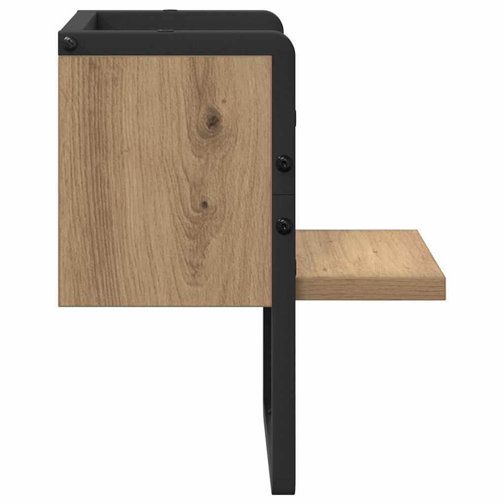 Wall Shelf Wall-Mounted Artisian Oak 20 x 25 x 30 cm