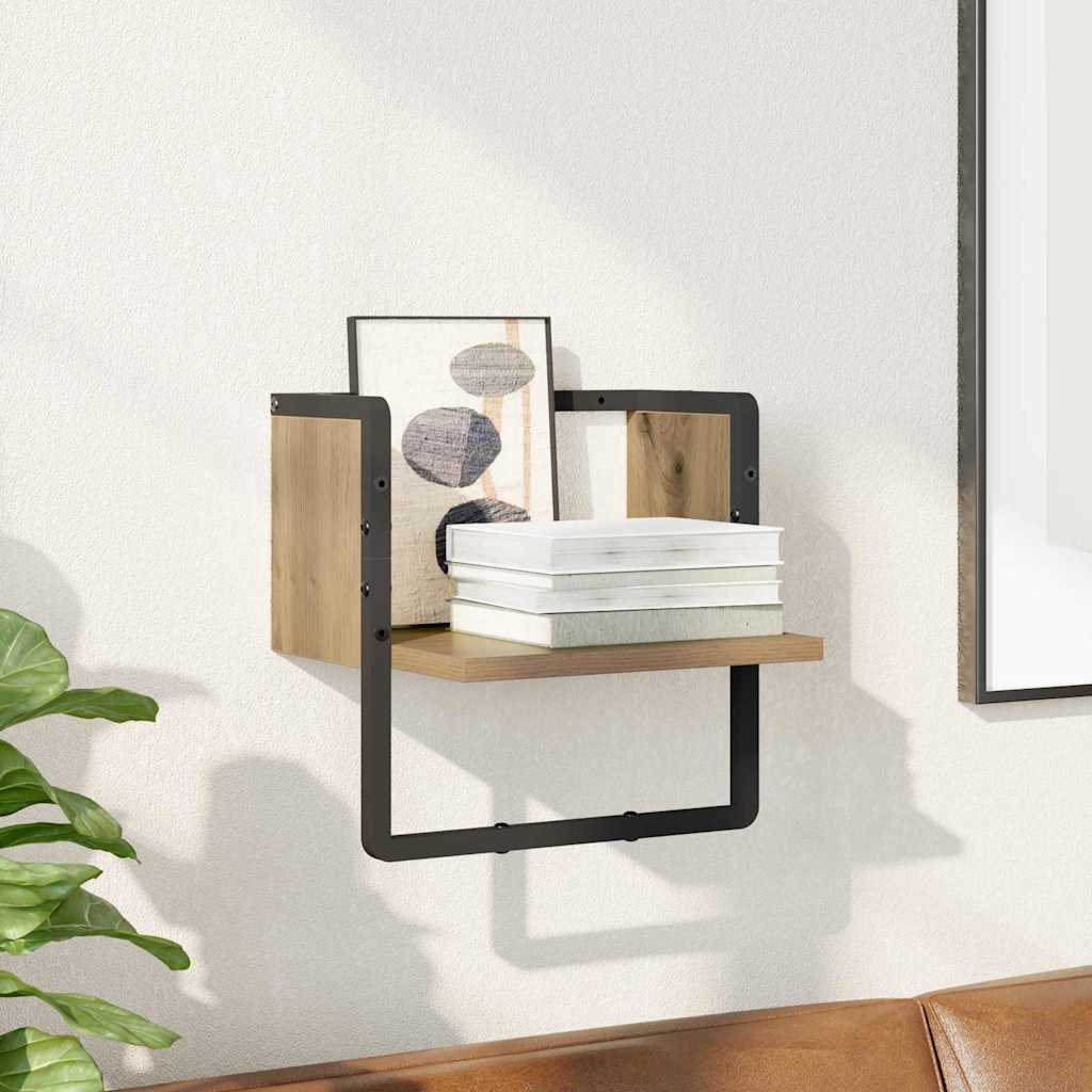 Wall Shelf Wall-Mounted Artisian Oak 30 x 25 x 30 cm