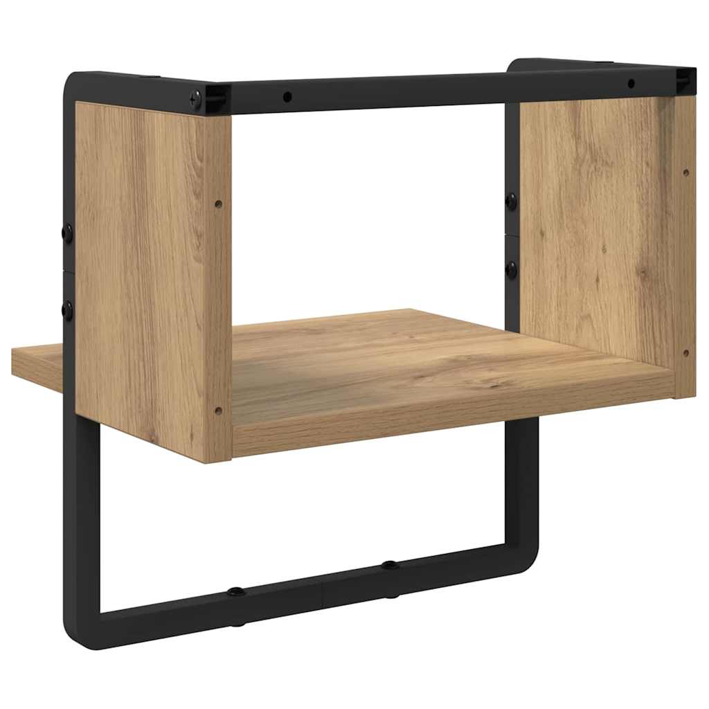 Wall Shelf Wall-Mounted Artisian Oak 30 x 25 x 30 cm