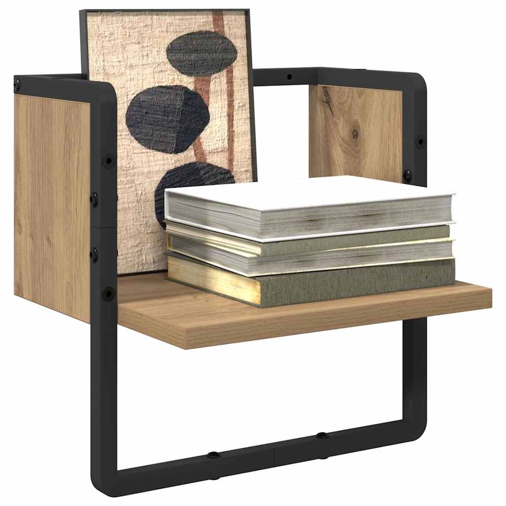 Wall Shelf Wall-Mounted Artisian Oak 30 x 25 x 30 cm