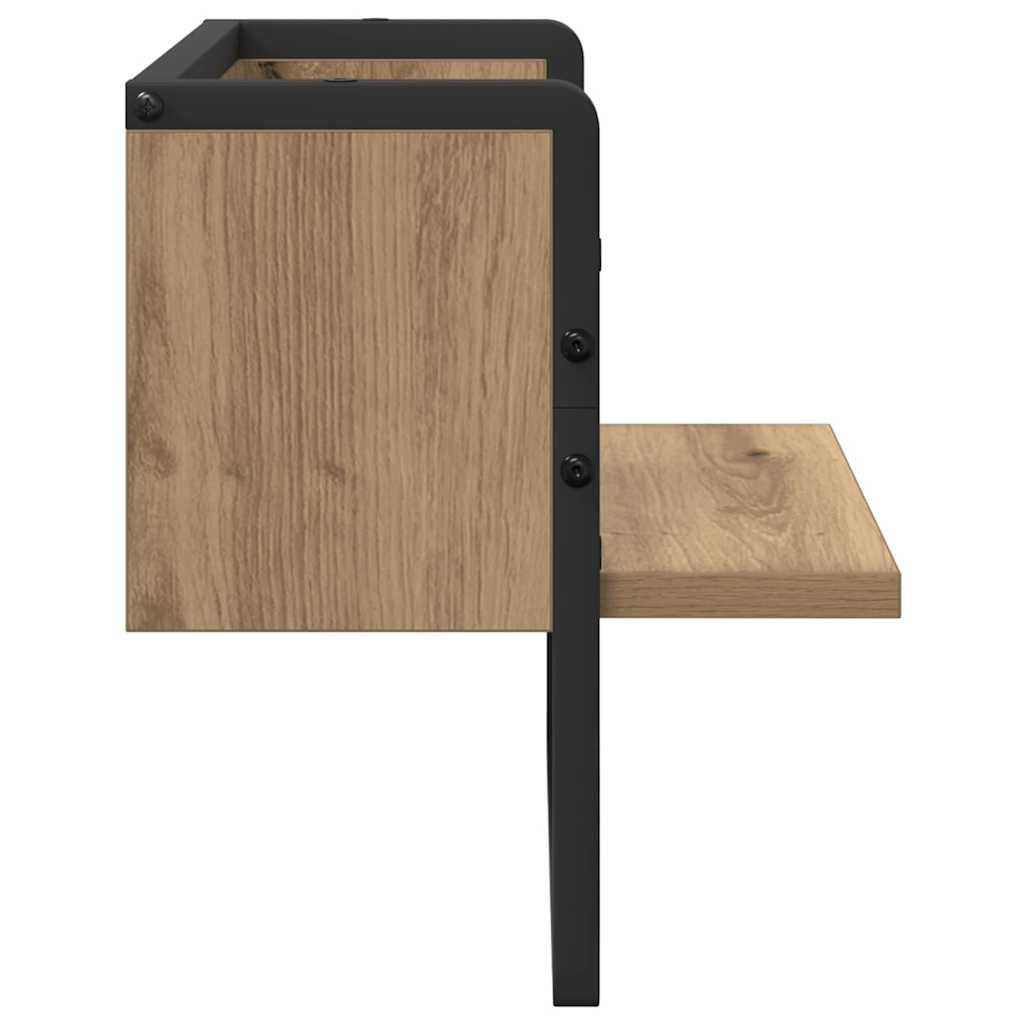 Wall Shelf Wall-Mounted Artisian Oak 30 x 25 x 30 cm
