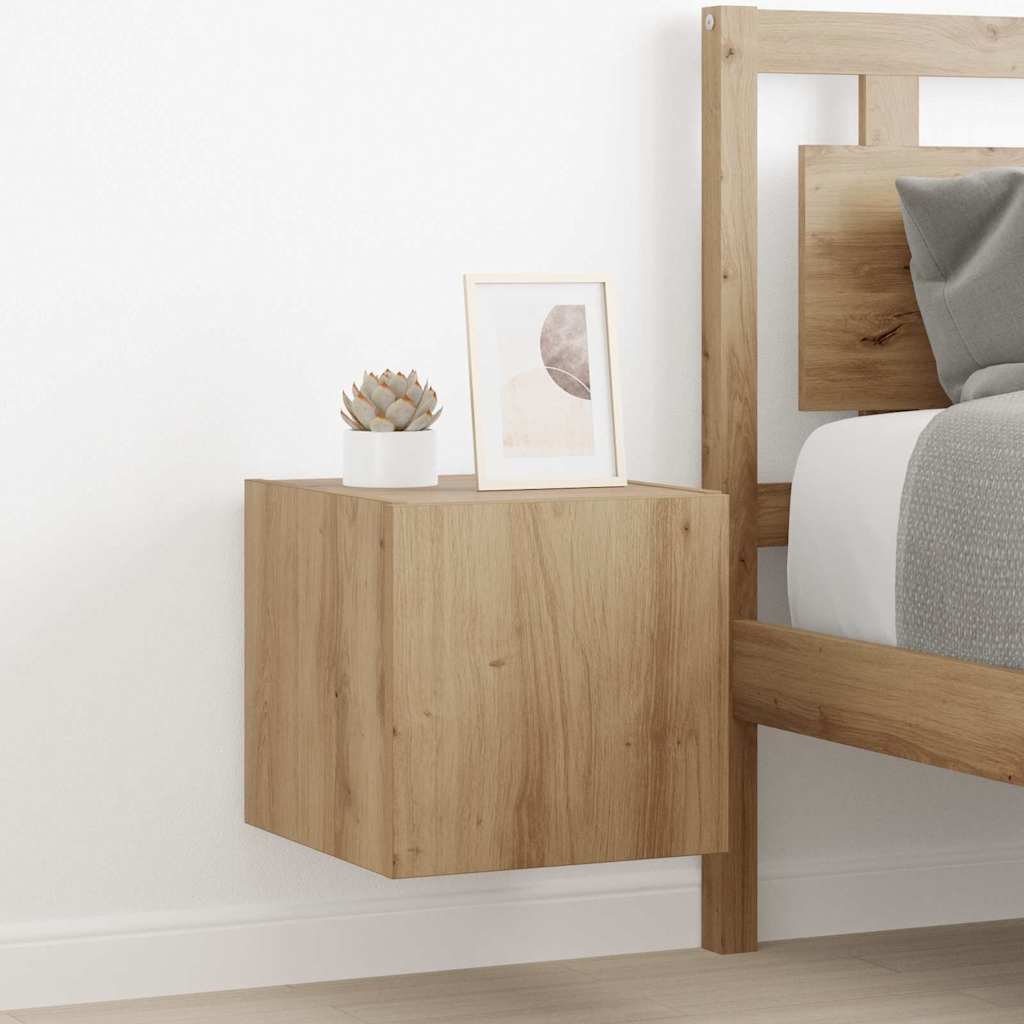 TV Wall Cabinet Artisian Oak 30.5 x 35 x 30 cm Engineered Wood