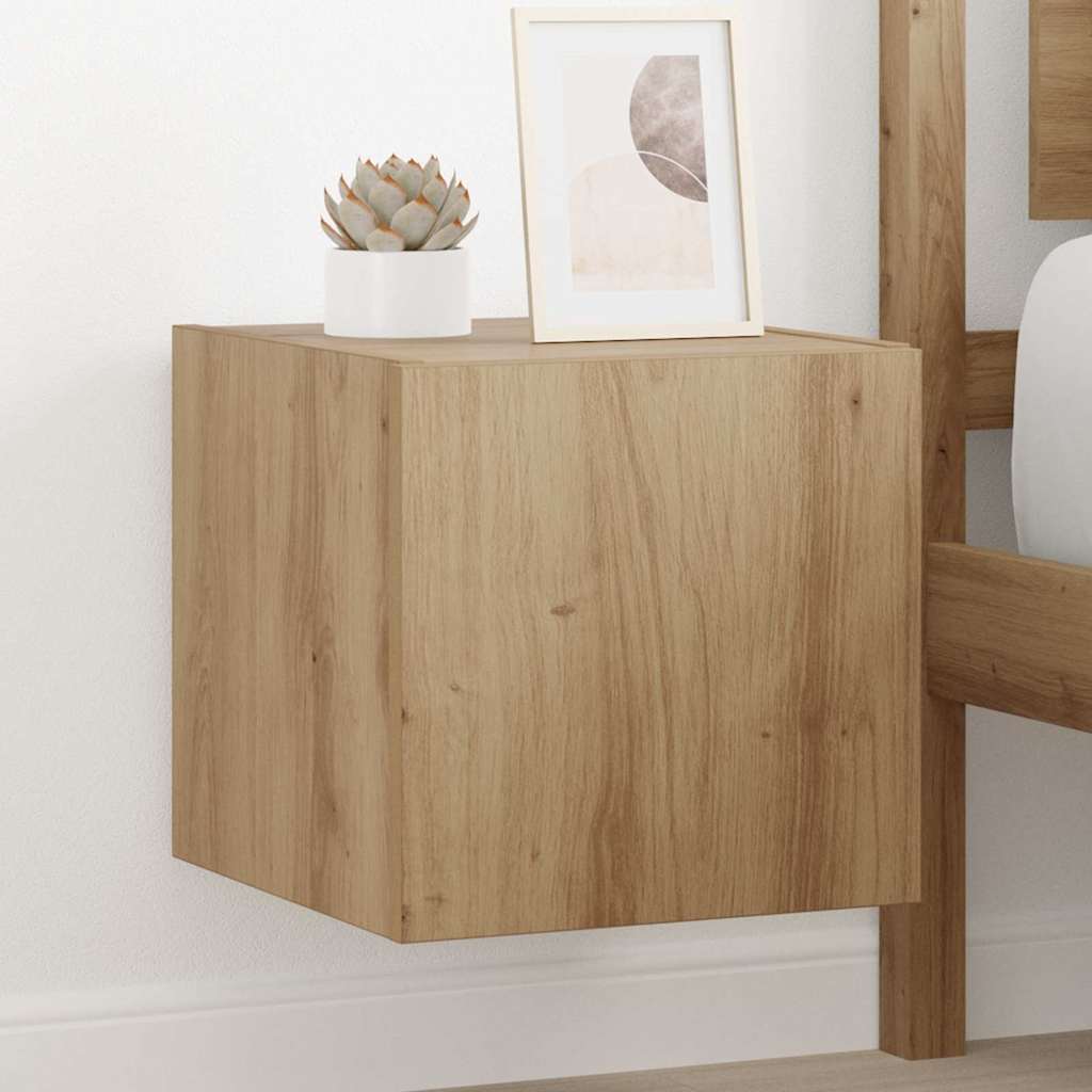 TV Wall Cabinet Artisian Oak 30.5 x 35 x 30 cm Engineered Wood