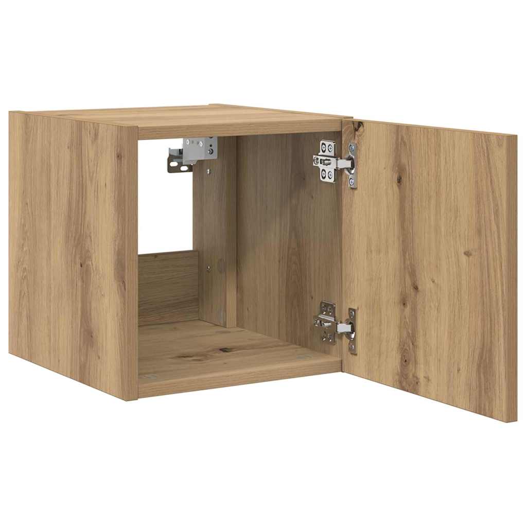 TV Wall Cabinet Artisian Oak 30.5 x 35 x 30 cm Engineered Wood