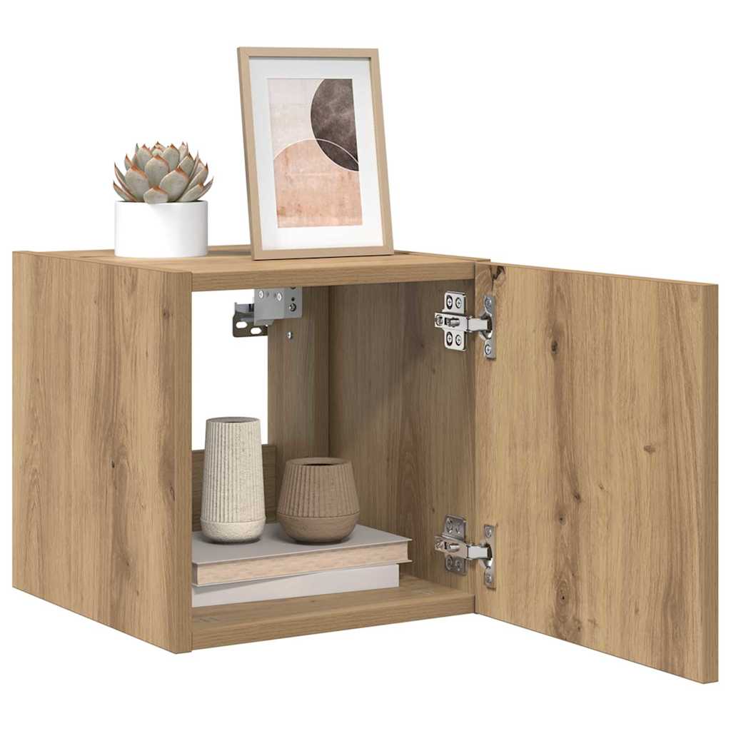 TV Wall Cabinet Artisian Oak 30.5 x 35 x 30 cm Engineered Wood