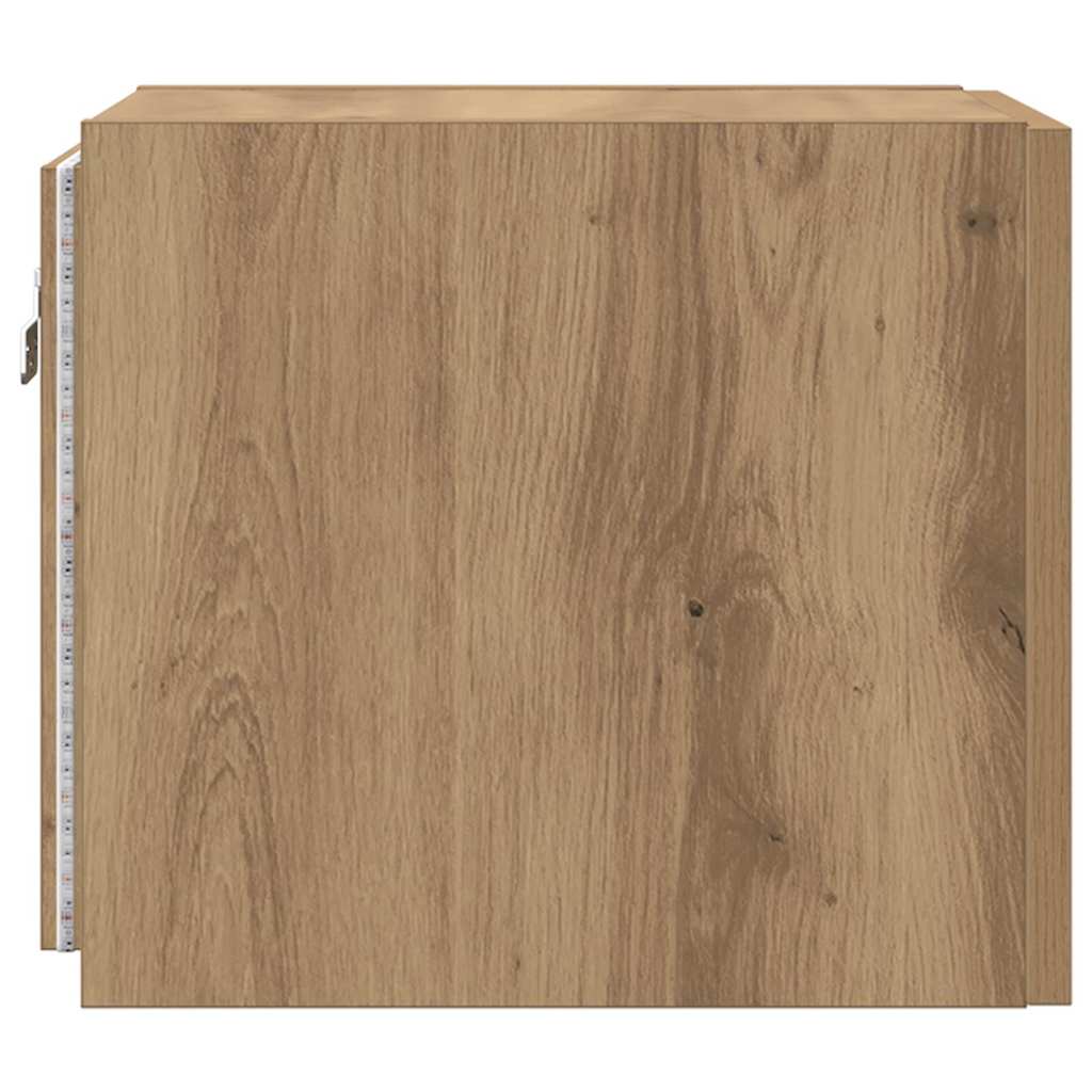 TV Wall Cabinet Artisian Oak 30.5 x 35 x 30 cm Engineered Wood