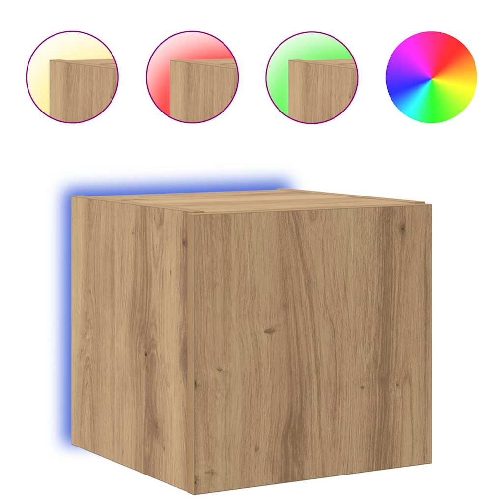 TV Wall Cabinet Artisian Oak 30.5 x 35 x 30 cm Engineered Wood