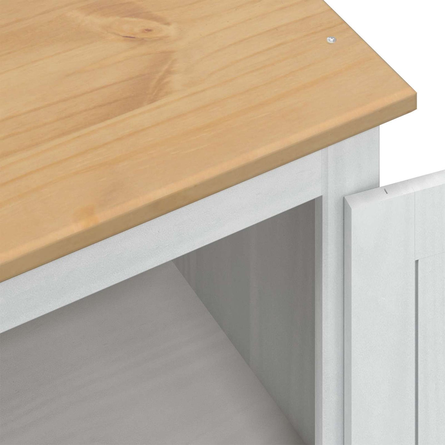 Wardrobes with Drawer White 55 x 38 x 170 cm Solid Pine Wood