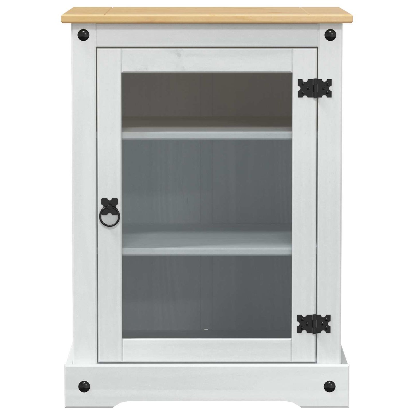 HiFi cabinet White 60 x 50 x 82 cm Solid Pine Wood