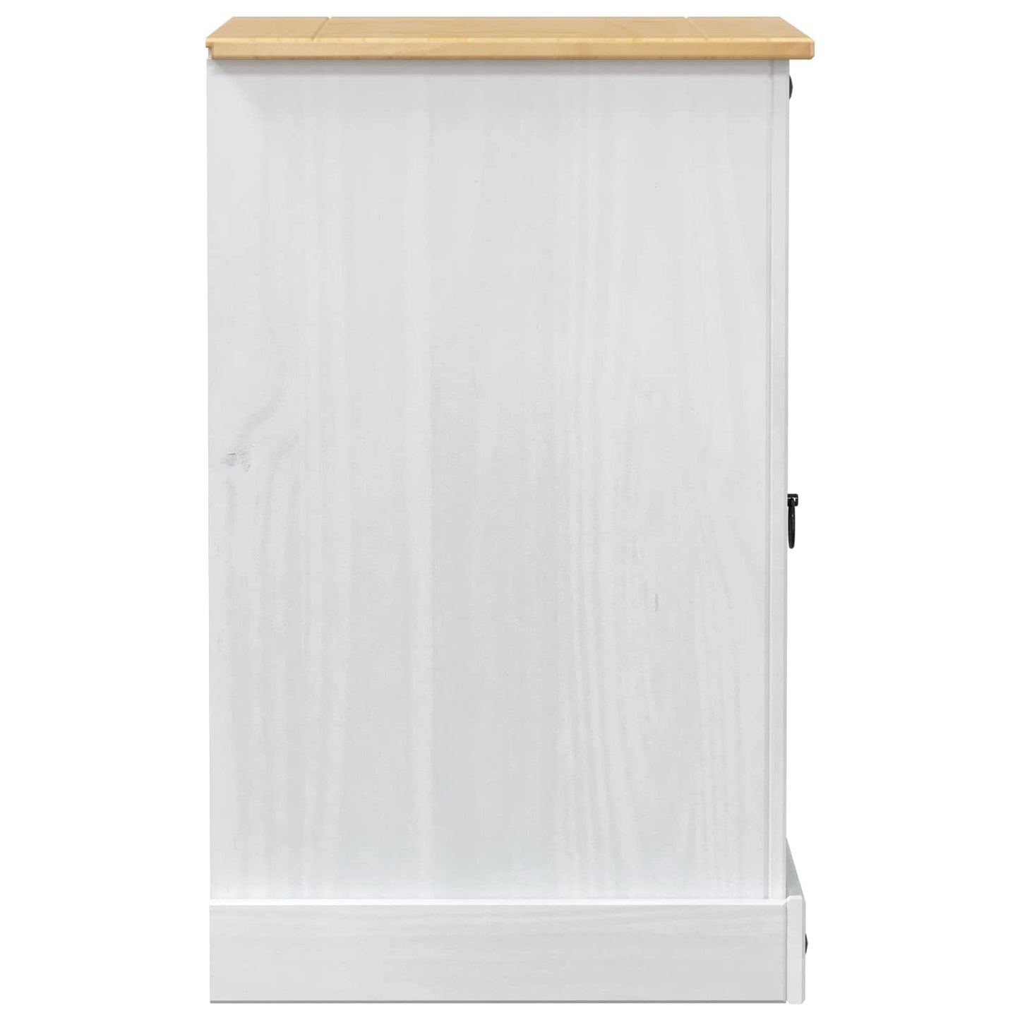 HiFi cabinet White 60 x 50 x 82 cm Solid Pine Wood