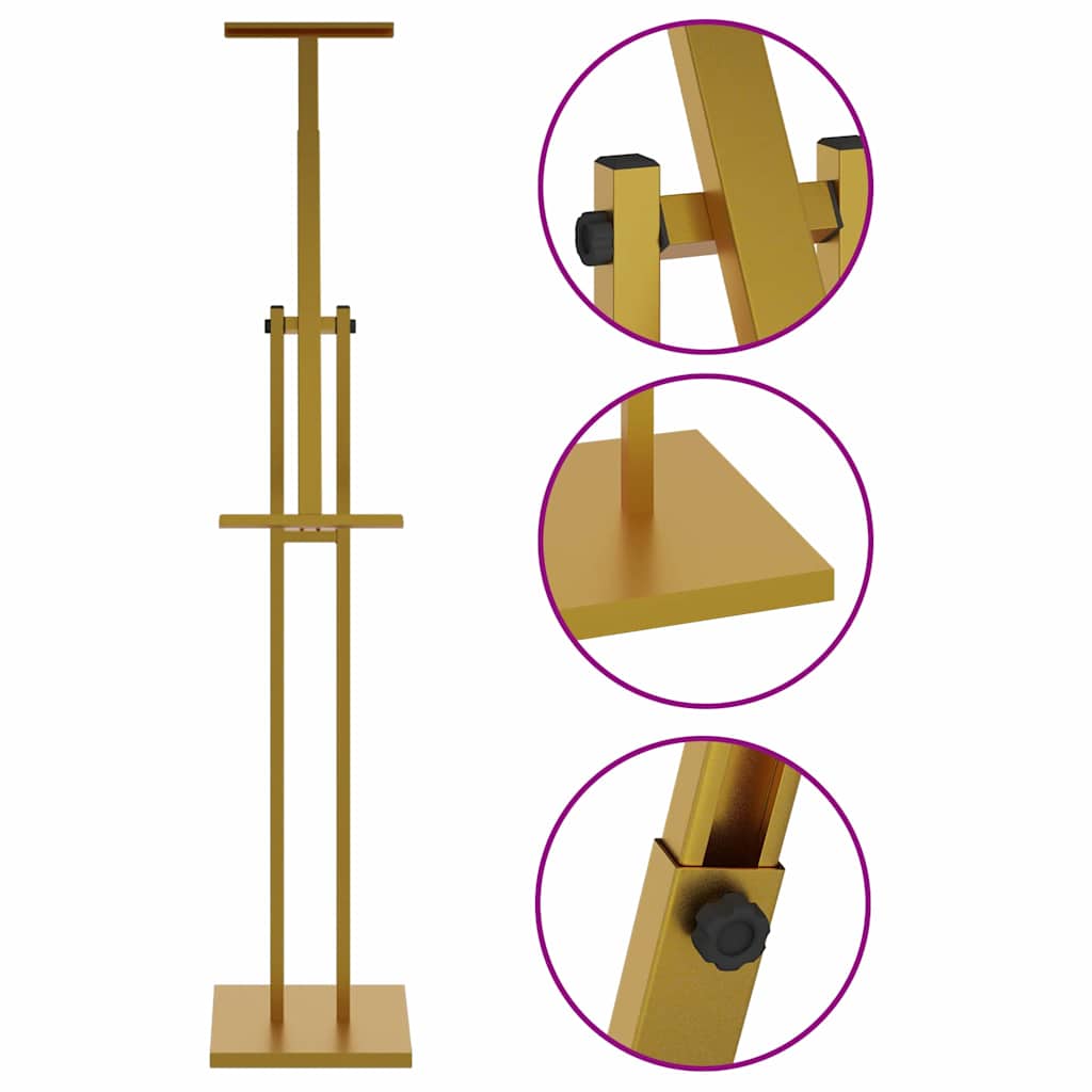Trade Show Displays Gold 26.5 x 26.5 x 150 cm Steel