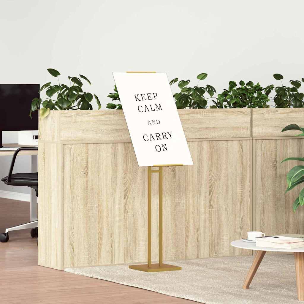 Trade Show Displays Gold 26.5 x 26.5 x 150 cm Steel