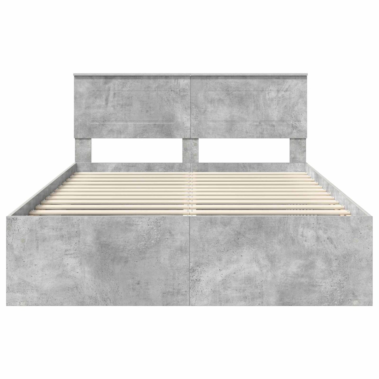 Bed Frame with Headboard Concerte 140 x 190 cm Engineered wood