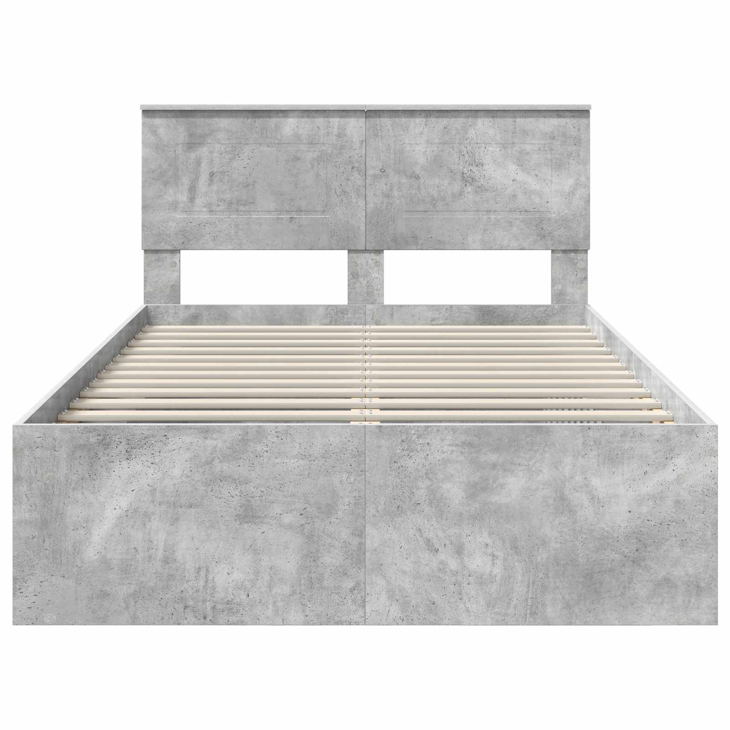 Bed Frame Concerte Grey 135 x 190 cm Engineered wood