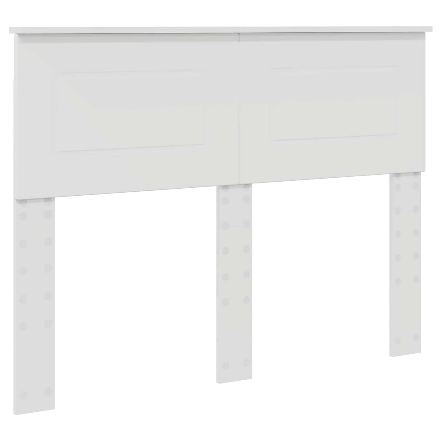 Bed Frame with Headboard White 120 x 190 cm Engineered wood