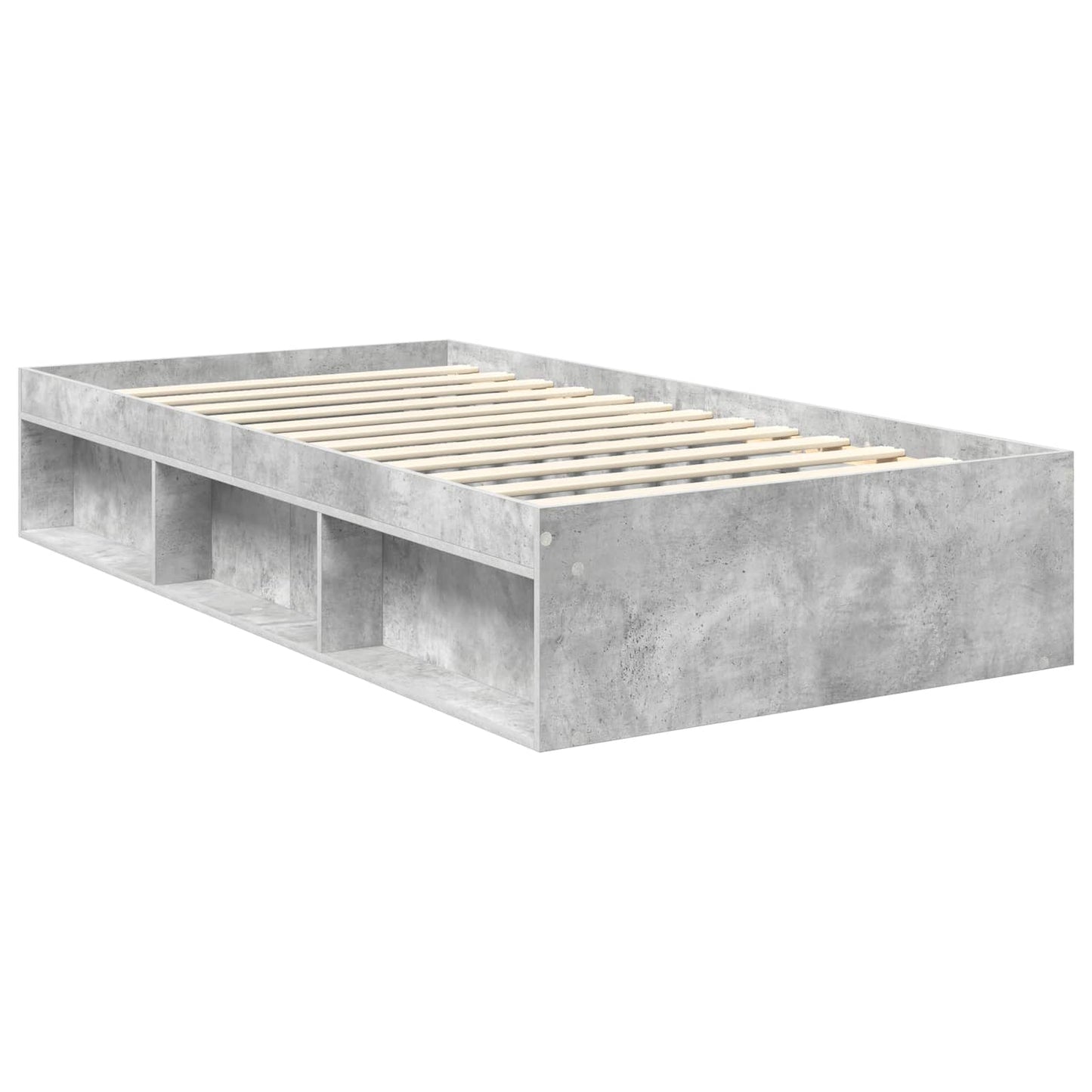 Bed Frame Concerte Grey 100 x 200 cm Engineered wood